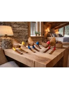 🦆 Papera Decorativa in Legno di Teak – Manufatto...
