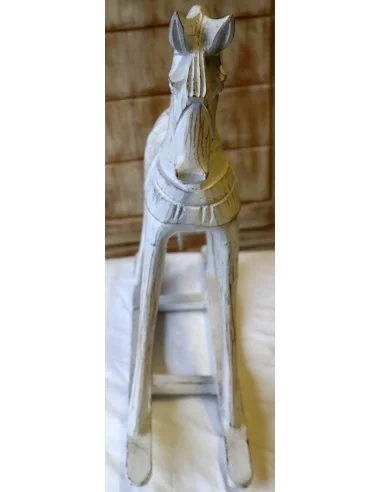 Cavallino a Dondolo in Legno di Albesia...
