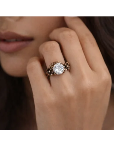 💍 Anello Artigianale in Bronzo Regolabile con...