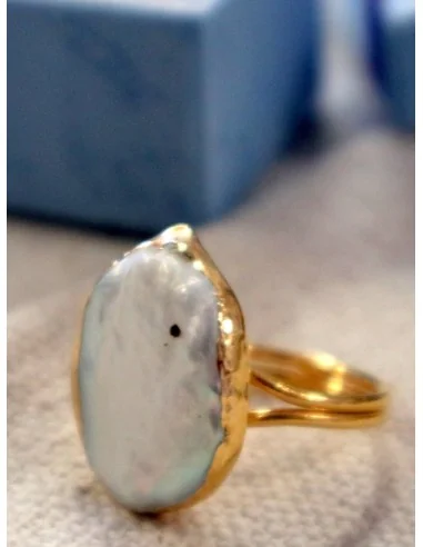 💍 Anello Regolabile in Acciaio con Bagno...