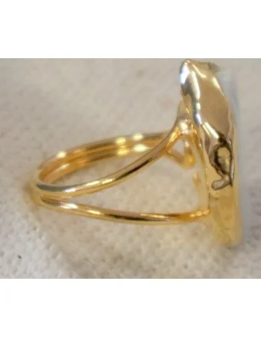 💍 Anello Regolabile in Acciaio con Bagno...