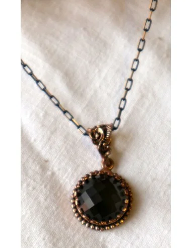 🌟 Collana in Bronzo con Zultanite Artificiale...