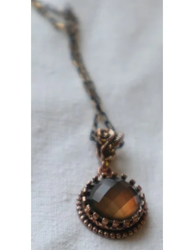 🌟 Collana in Bronzo con Zultanite Artificiale...