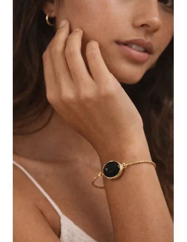 ✨ Bracciale Artigianale in Acciaio Dorato con...