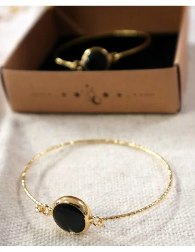 ✨ Bracciale Artigianale in Acciaio Dorato con...