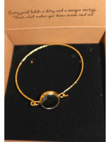 ✨ Bracciale Artigianale in Acciaio Dorato con...