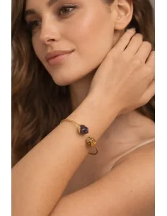 ✨ Bracciale Artigianale in Acciaio con Bagno Galvanico in...