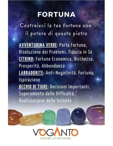 Sacchetto del Benessere “Fortuna” – Pietre...
