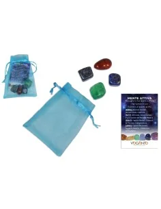 Sacchetto di Pietre “Mente Attiva” – Corniola, Ematite,... 2