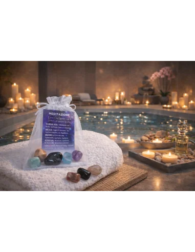 🌿 SACCHETTO DEL BENESSERE “MEDITAZIONE” – CON 4...