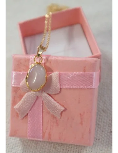 💗 Collana Quarzo Rosa Oro – Amore e Dolcezza in...