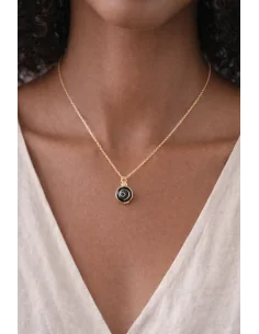 🖤 Collana Ossidiana Nera Oro – Protezione ed Eleganza in...