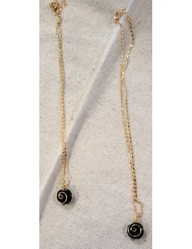 🖤 Collana Ossidiana Nera Oro – Protezione ed...