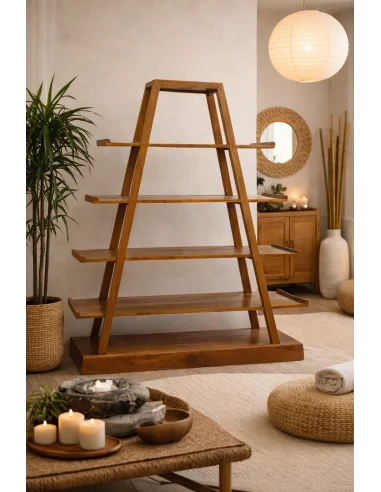 Libreria A-Frame in Legno Massello –...