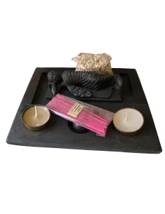 Giardino Zen con Buddha Sdraiato in Pietra – Base... 2