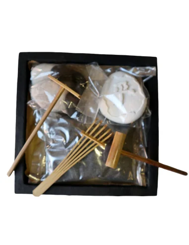 Giardino Zen Giapponese 16x16 cm con Sabbia...