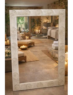 Specchio Artigianale Spirali Bali 120x80 cm – Cornice...