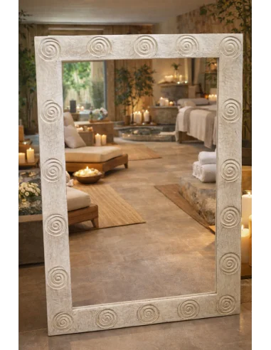 Specchio Artigianale Spirali Bali 120x80 cm –...