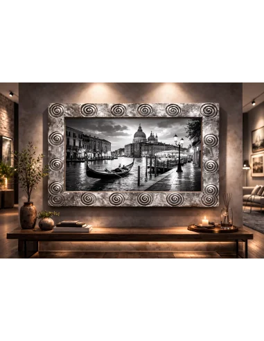 Cornice Artigianale 120x80 cm Incisa a Mano –...