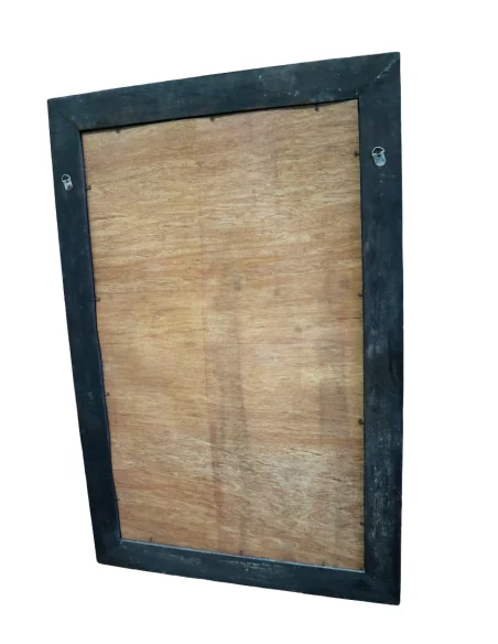 Cornice Artigianale 120x80 cm Incisa a Mano – Design Etnico Moderno – Made in Indonesia