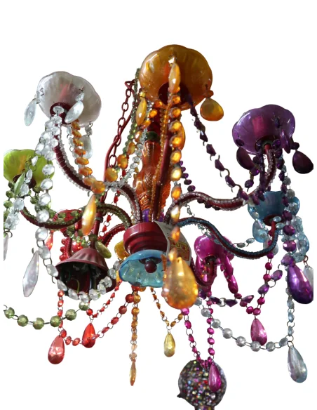 Lampadario Moderno in Resina Colorata 45x45x63h – Design Scenografico per Bagno | NOVITÀ HOME Firenze