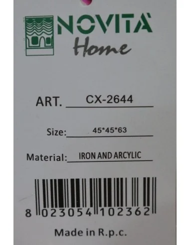 Lampadario Moderno in Resina Colorata 45x45x63h...