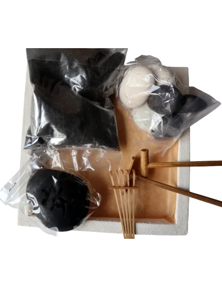 🌿 Giardino Zen Artigianale in Pietra – Energia, Equilibrio e Armonia per il Tuo Spazio 🌿