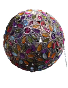 🌈 Lampadario Sfera 40 cm Multicolor in Resina – Design... 2