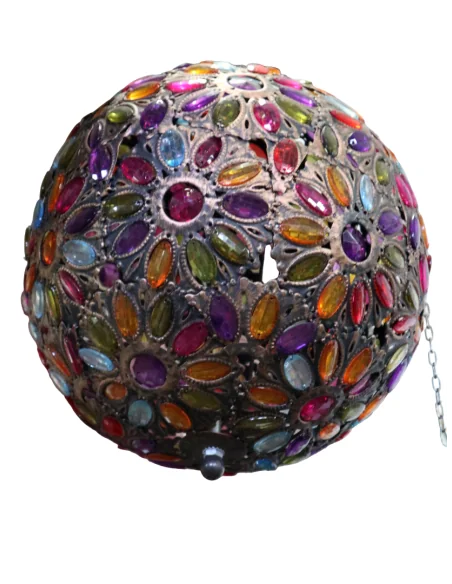 🌈 Lampadario Sfera 40 cm Multicolor in Resina – Design Trendy | NOVITA’ HOME Firenze