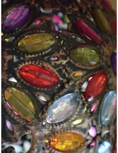 🌈 Lampadario Sfera 40 cm Multicolor in Resina –...