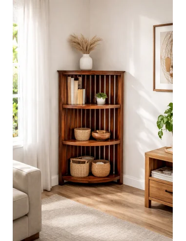 Mobile Libreria Angolare in Teak - Realizzato a...