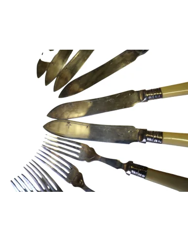 Servizio Posate da Pesce Inglesi Fine ‘800 –...