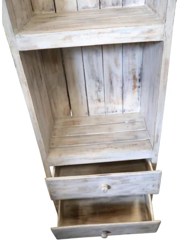 Libreria in Legno di Albesia 150 cm Bianca...