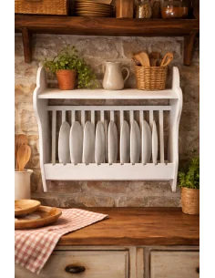 Piattaia Rustica Country in Legno – 70x62 cm – Porta...