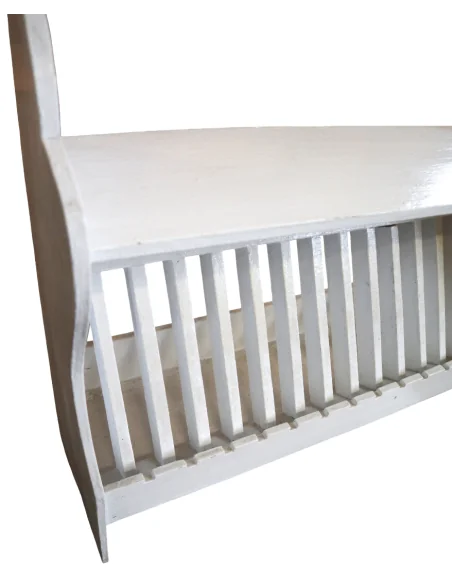 Piattaia Rustica Country in Legno – 70x62 cm – Porta Piatti Artigianale Indonesiana Stile Agriturismo