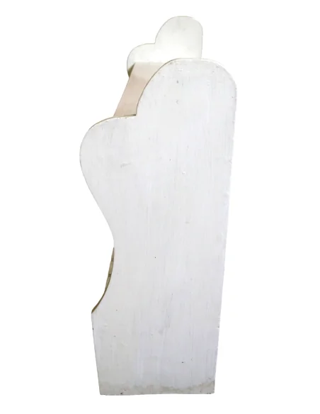 Piattaia Rustica Country in Legno – 70x62 cm – Porta Piatti Artigianale Indonesiana Stile Agriturismo