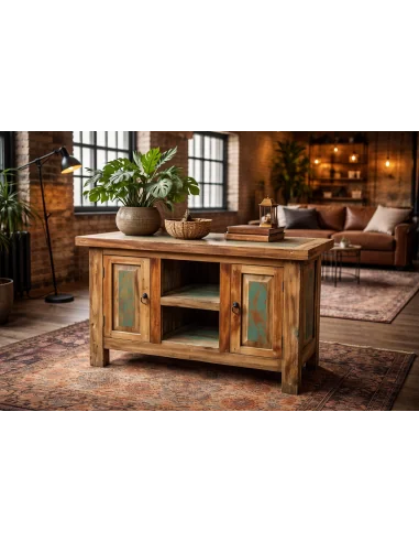 Mobile Rustico in Legno di Recupero Indonesiano...