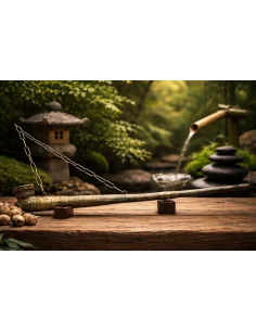 Antica Pipa Indonesiana da Oppio in Bronzo – 93 cm –...