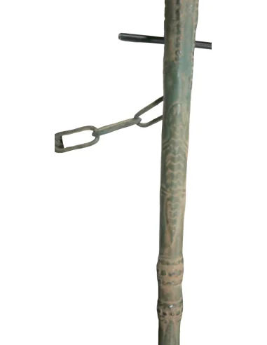 Antica Pipa Indonesiana da Oppio in Bronzo – 93...