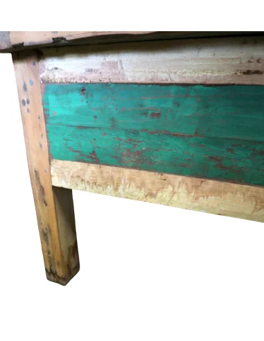 Tavolino da Caffè Vintage in Legno di Recupero...