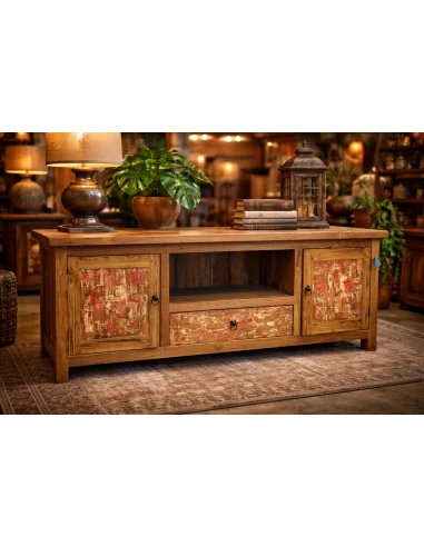 Mobile Porta TV Vintage in Legno di Recupero...