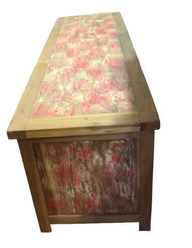 Mobile Porta TV Vintage in Legno di Recupero...