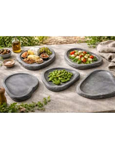 Vassoio in Pietra di Fiume Naturale 40/50 cm – Piatto... 2