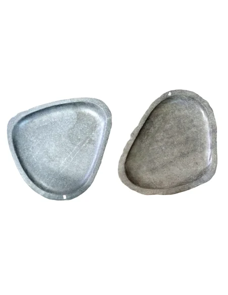 Vassoio in Pietra di Fiume Naturale 40/50 cm – Piatto Bagno Artigianale in Sasso Indonesiano