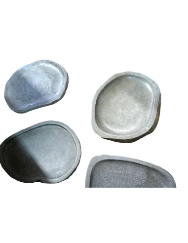 Vassoio in Pietra di Fiume Naturale 40/50 cm –...