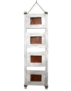 Portafoto Multiplo in Legno Artigianale Indonesiano –...