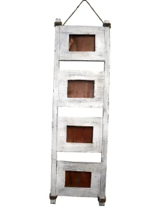 Portafoto Multiplo in Legno Artigianale Indonesiano –... 2