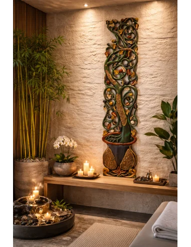 Albero della Vita in Legno Intagliato a Mano –...