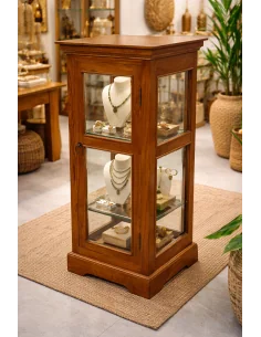 Vetrinetta in Legno di Teak Artigianale – Espositore...