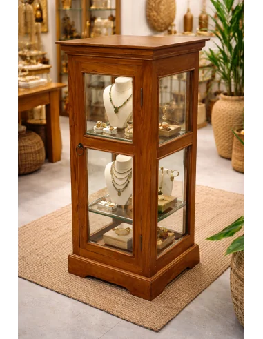 Vetrinetta in Legno di Teak Artigianale –...